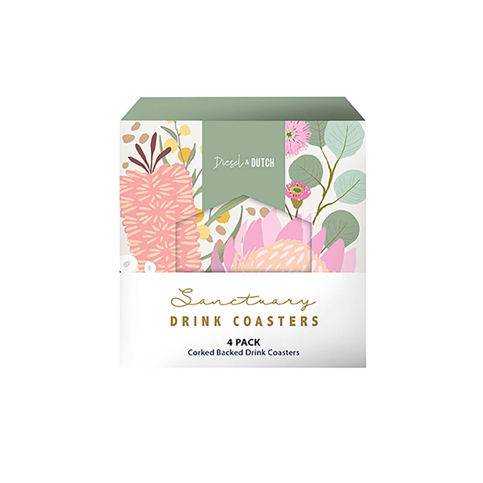 Sanctuary 4pc Drink Coaster Set - Land to Coast