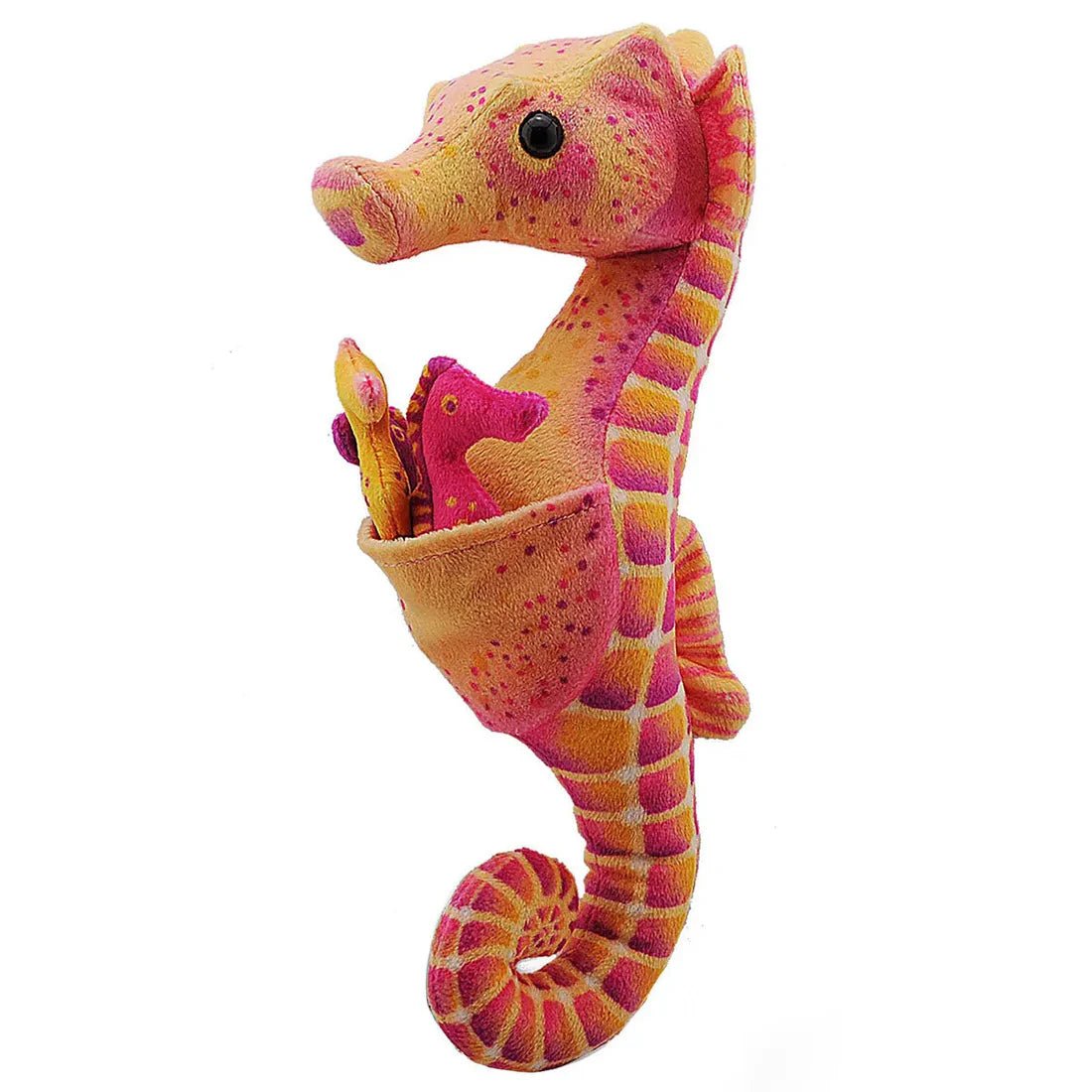 Sea Horse Dad with Babies Stuffed Animal - 13" - Land to Coast