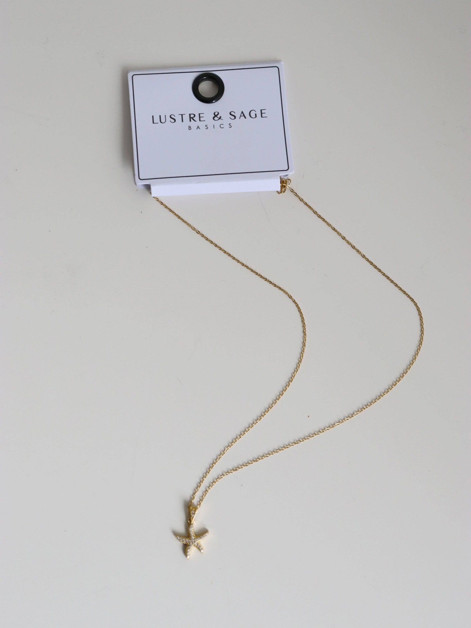 Selene Starfish 18K Gold Plated Necklace - Land to Coast