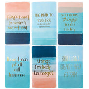 Set/6 Notebooks Sayings - Land to Coast