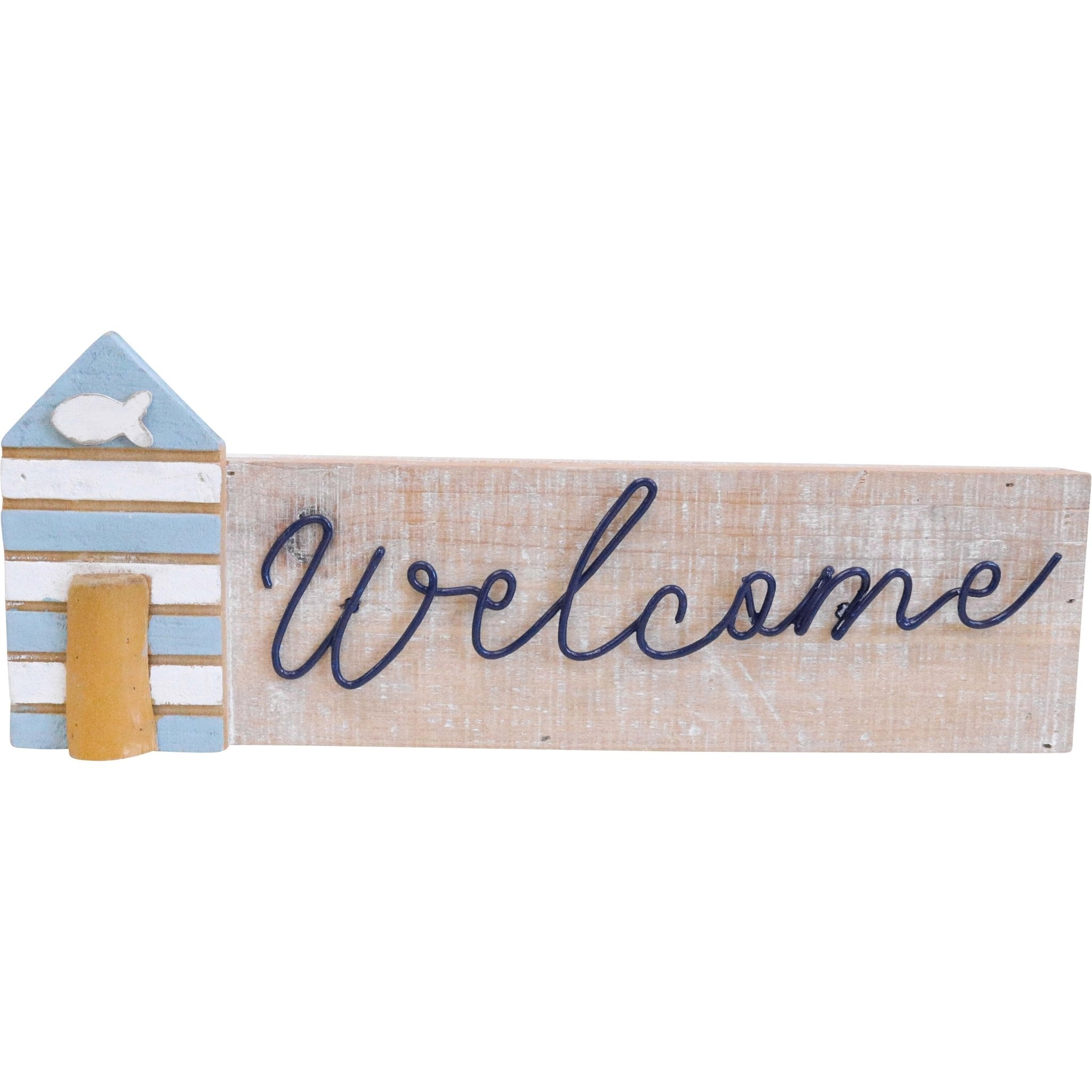 Sign Welcome House - Land to Coast