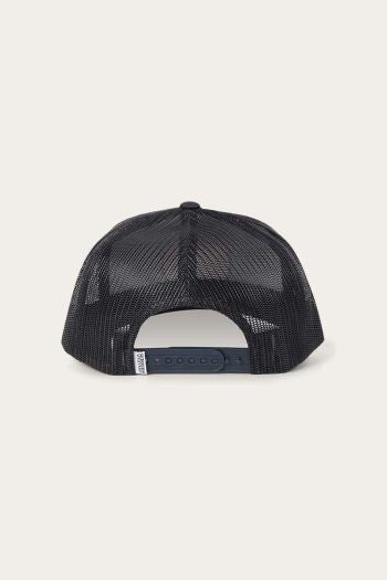 Signature Bull Trucker Cap - Dark Navy/Clay - Land to Coast