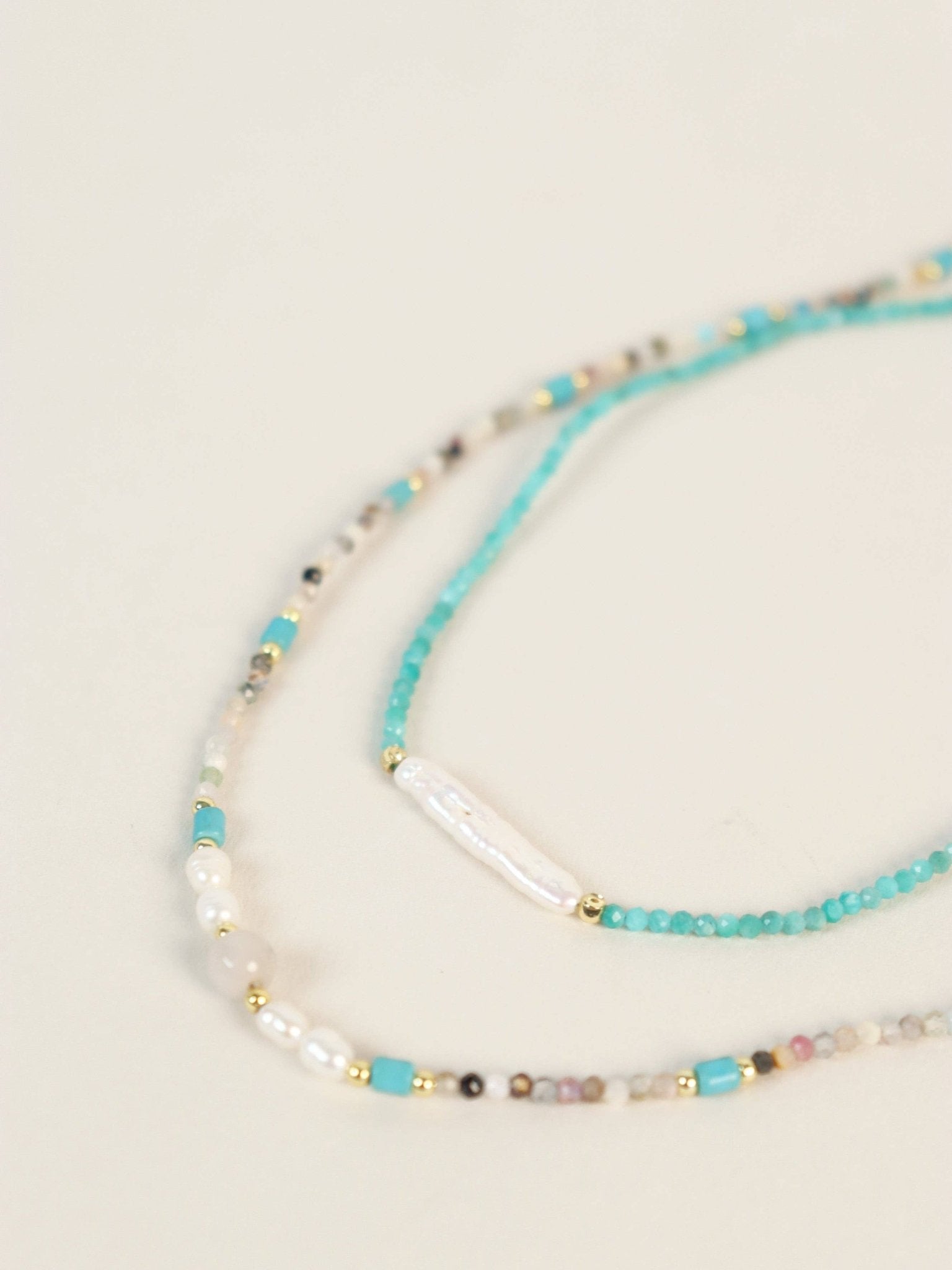 Soléa Beaded Necklace - Land to Coast