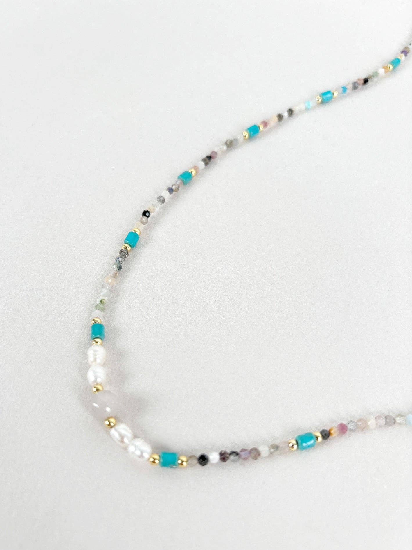 Soléa Beaded Necklace - Land to Coast