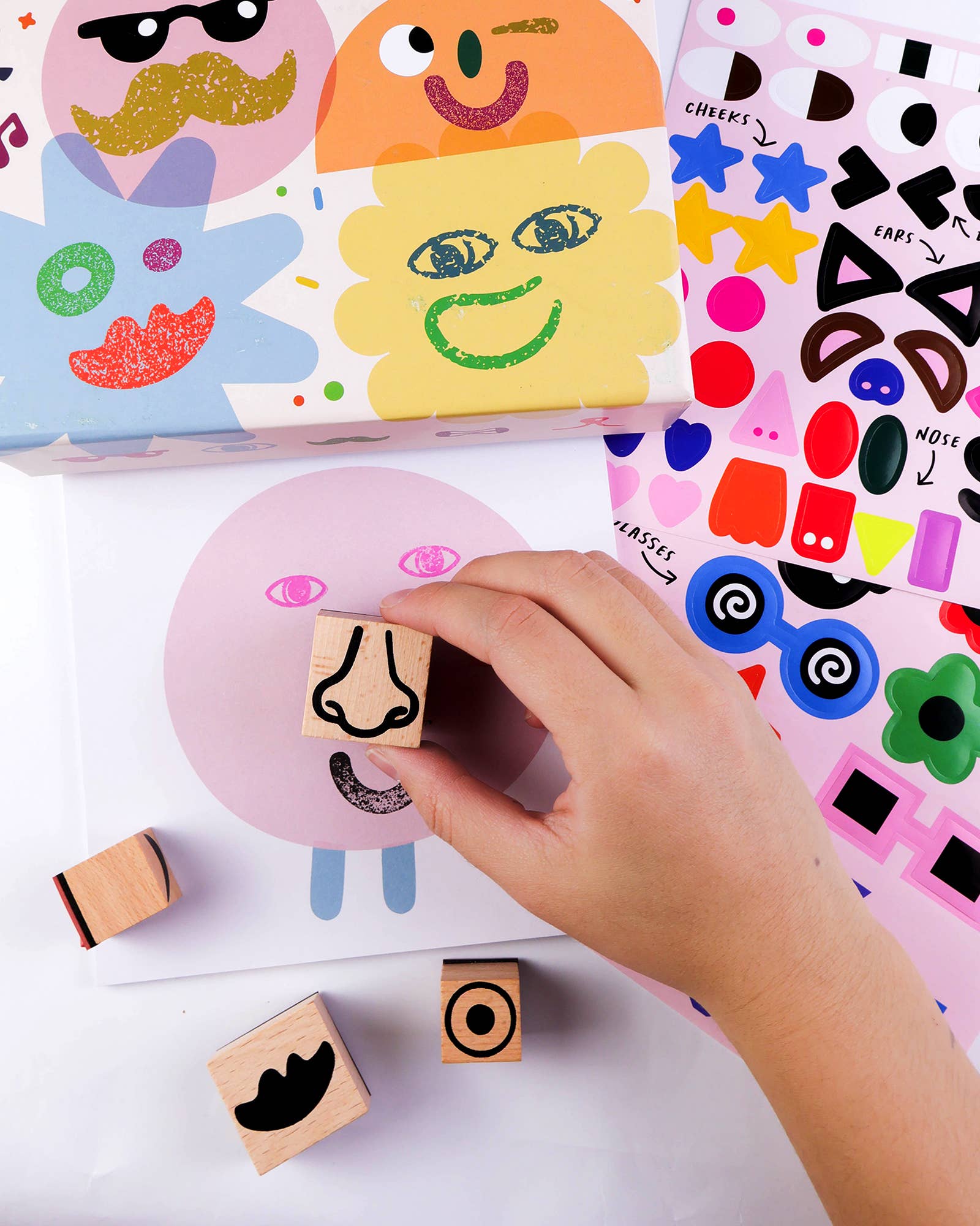 Stamp Kit - Cool Faces - Land to Coast