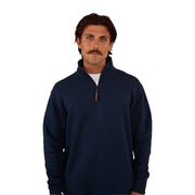 Strand Mens 1/4 Zip Crew - Navy - Land to Coast