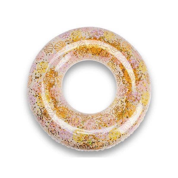 Swim Essentials Inflatable Swim Ring - Shells, 90 cm - Land to Coast