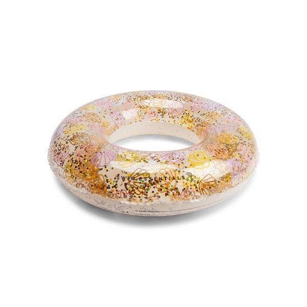 Swim Essentials Inflatable Swim Ring - Shells, 90 cm - Land to Coast