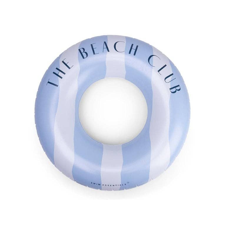 Swim Essentials Inflatable Swim Ring - The Beach Club, 120 cm - Land to Coast