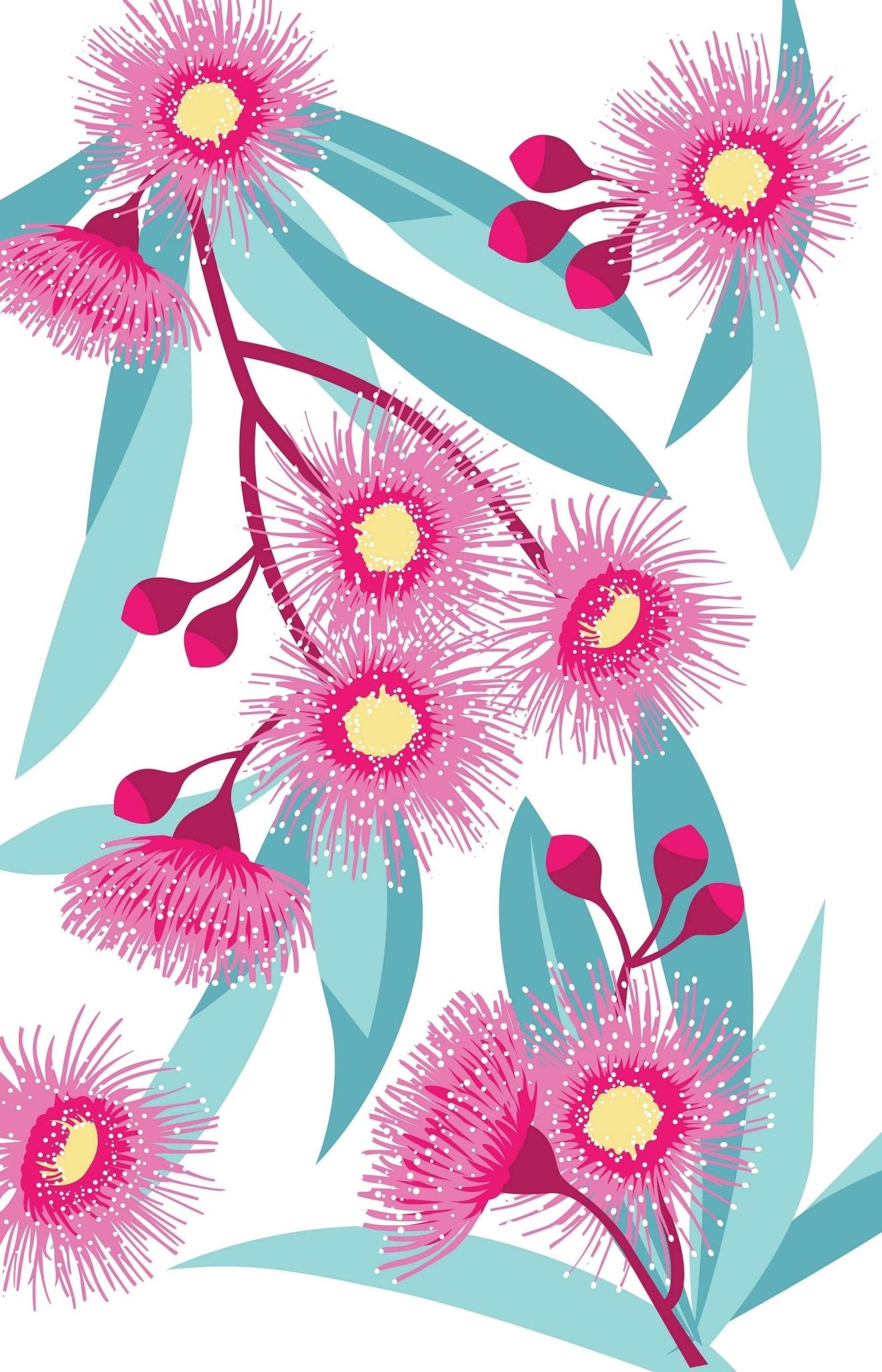 Tea Towel - Flowering Gum - Land to Coast