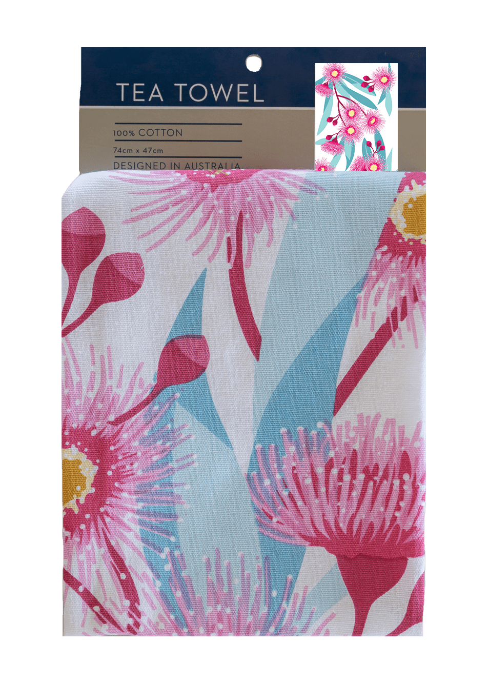 Tea Towel - Flowering Gum - Land to Coast