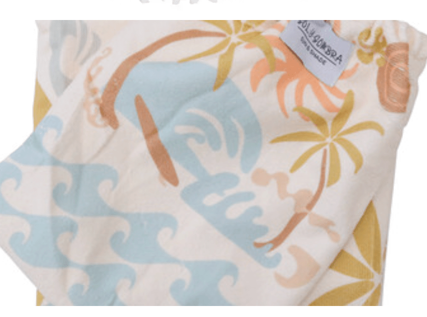 Toddler Towel Poncho Palm Beach - Land to Coast