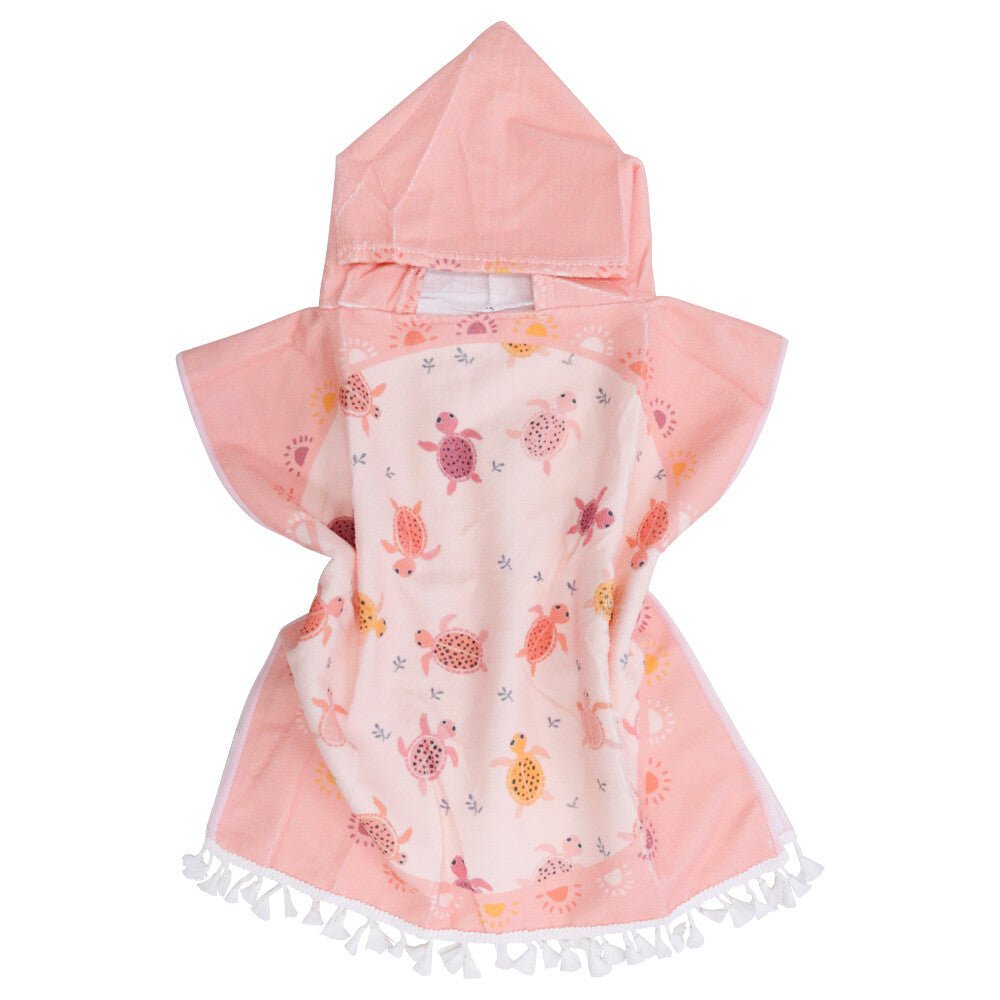 Toddler Towel Poncho Turtles - Land to Coast