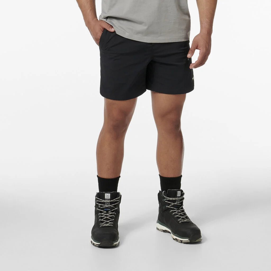 TRD Elastic Waist Work Shorts Black K17009 - Land to Coast