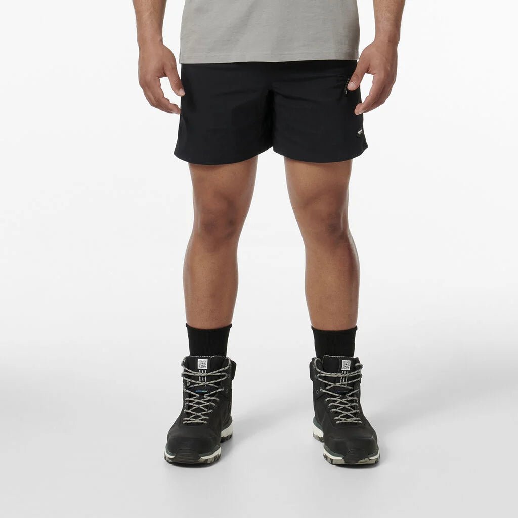 TRD Elastic Waist Work Shorts Black K17009 - Land to Coast