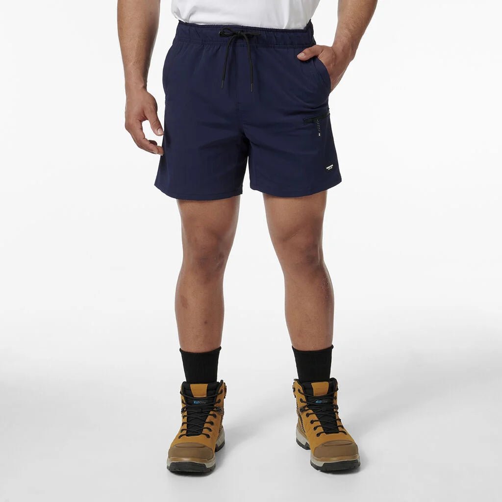 TRD Elastic Waist Work Shorts Navy K17009 - Land to Coast
