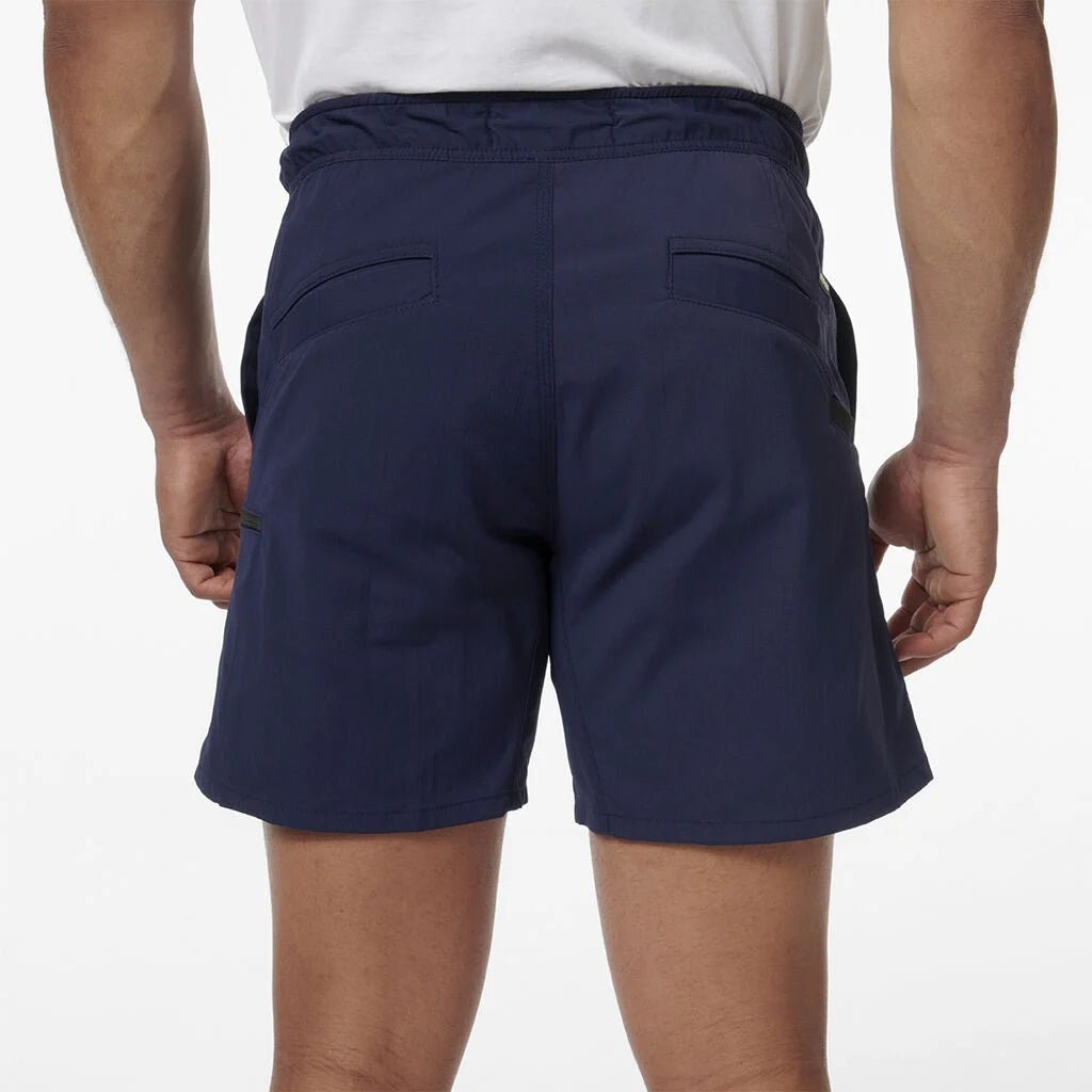 TRD Elastic Waist Work Shorts Navy K17009 - Land to Coast