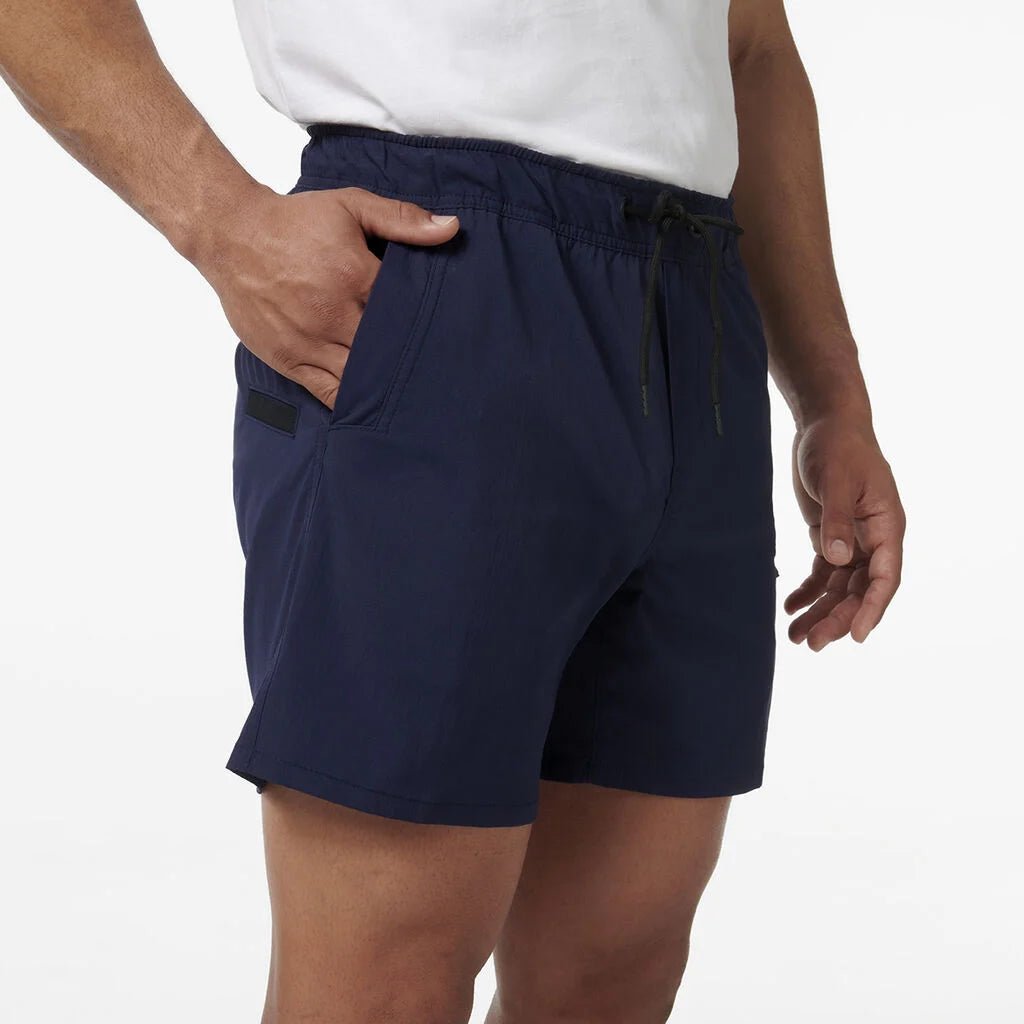 TRD Elastic Waist Work Shorts Navy K17009 - Land to Coast
