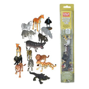 Tube of African Figurines with Playmat - Land to Coast