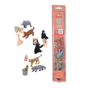 Tube of Baby Animal Figurines with Playmat - Land to Coast