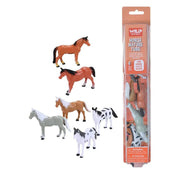 Tube of Horse Figurines with Playmat - Land to Coast
