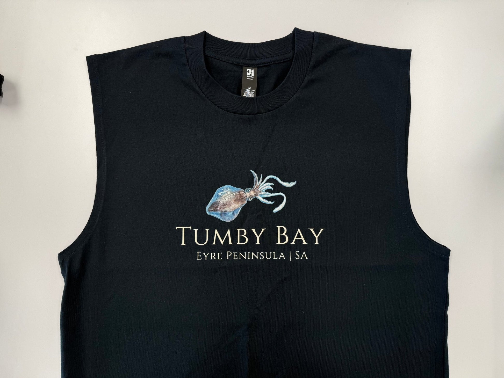 Tumby Bay Calamari Tank Mens Navy - Land to Coast