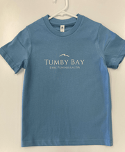 Tumby Bay Core Wave Tee Kids Carolina Blue - Land to Coast
