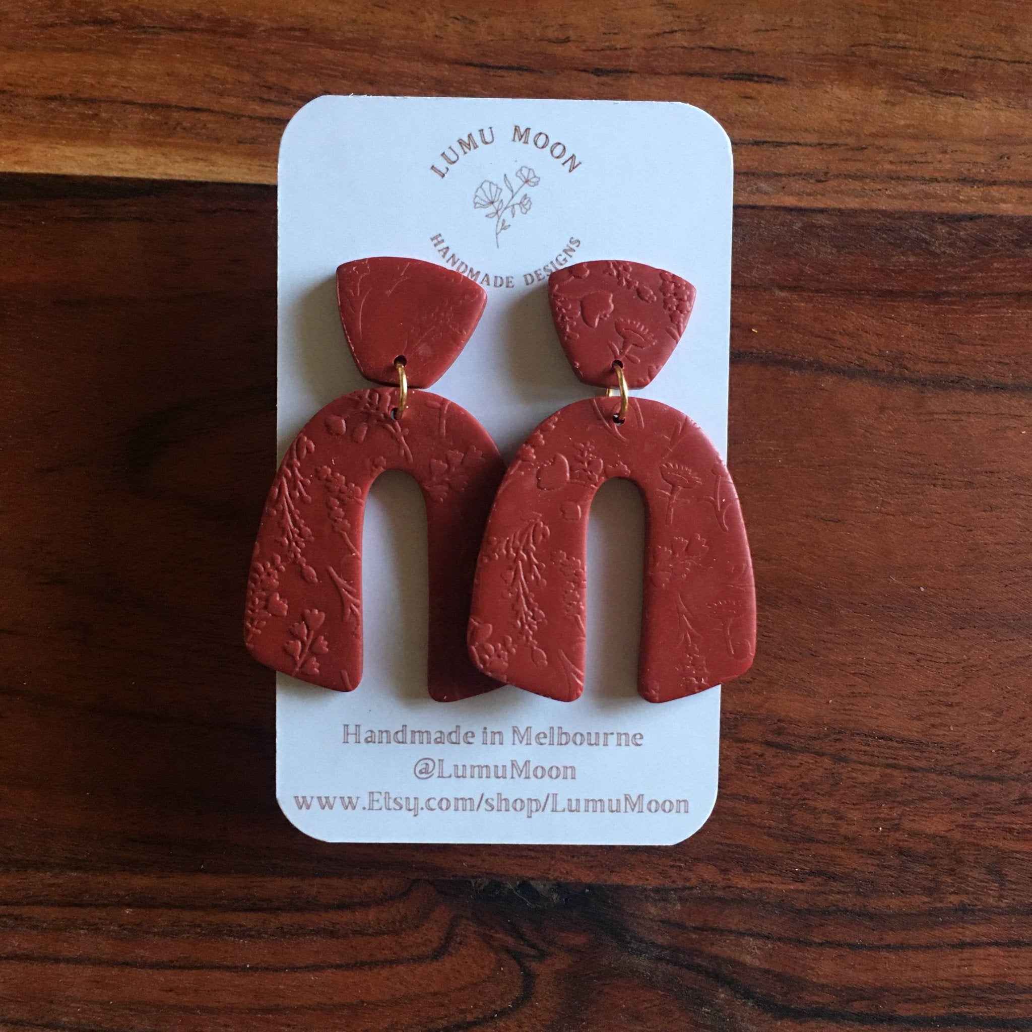 Wildflower Arch Statement Earrings - Land to Coast