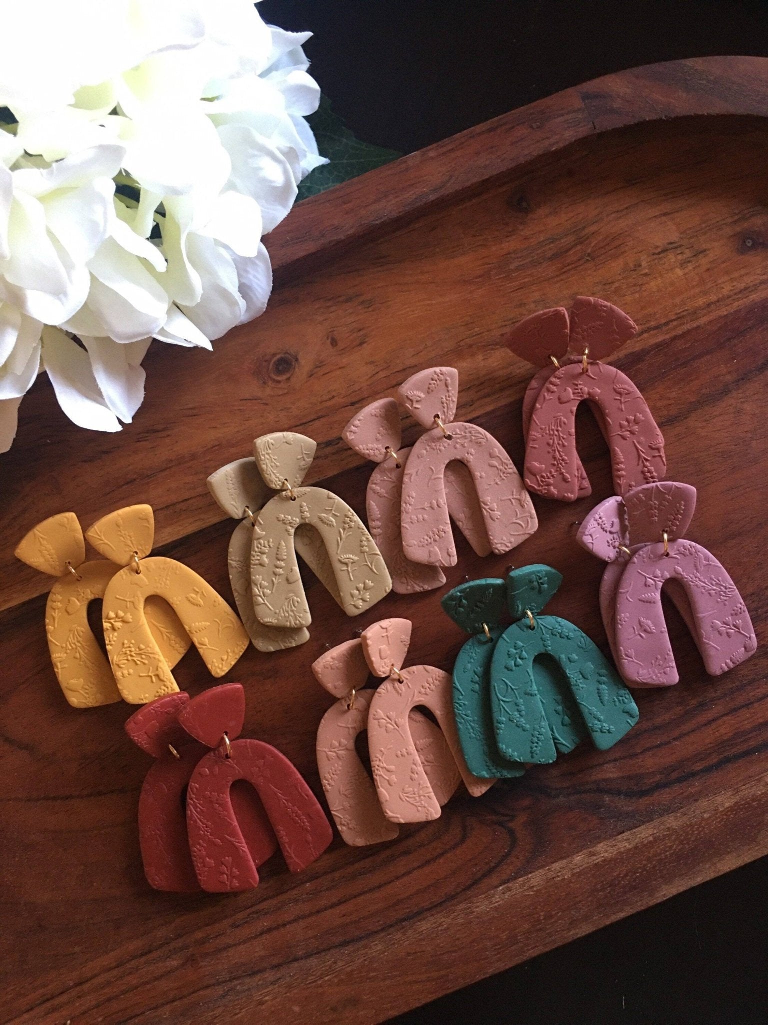 Wildflower Arch Statement Earrings - Land to Coast