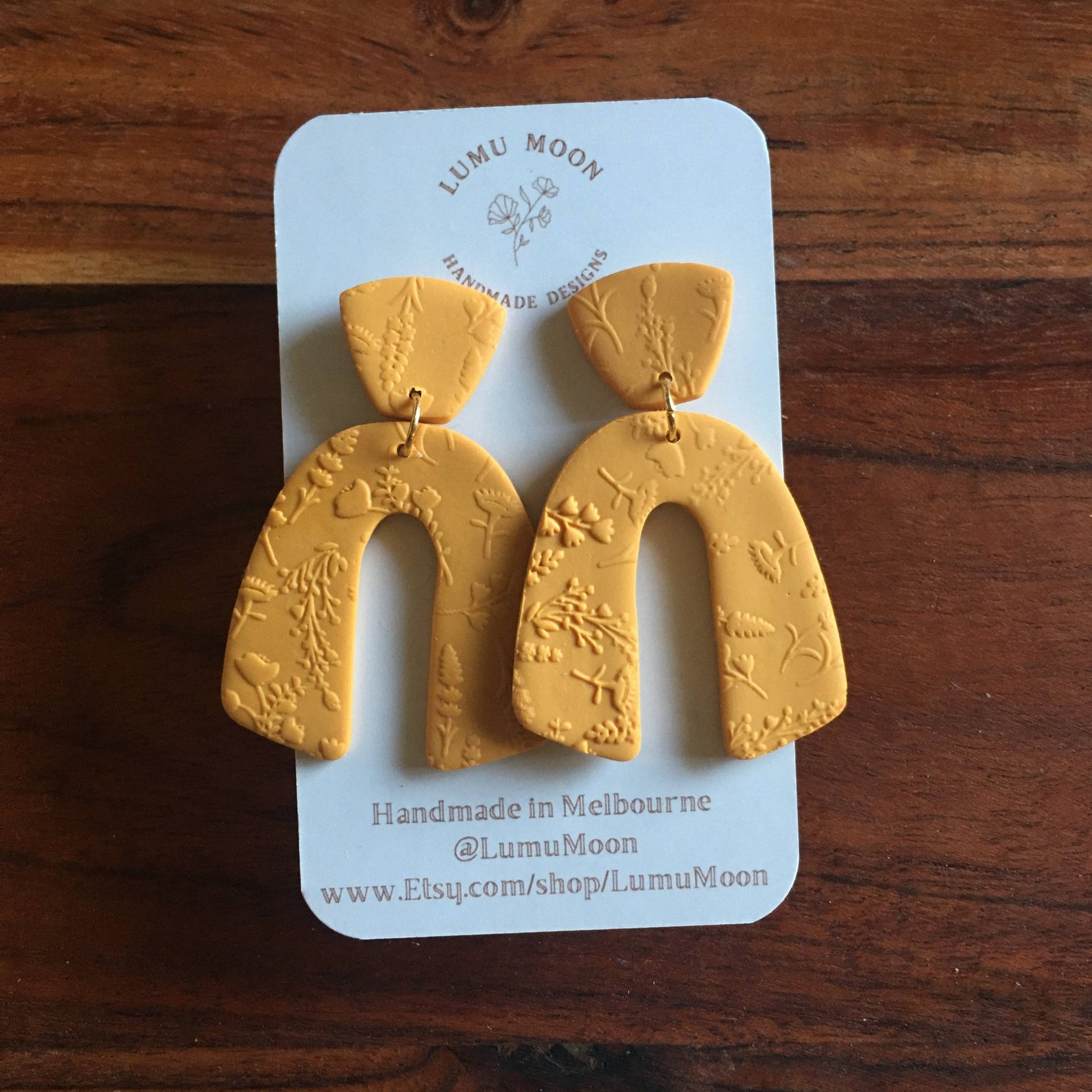 Wildflower Arch Statement Earrings - Land to Coast