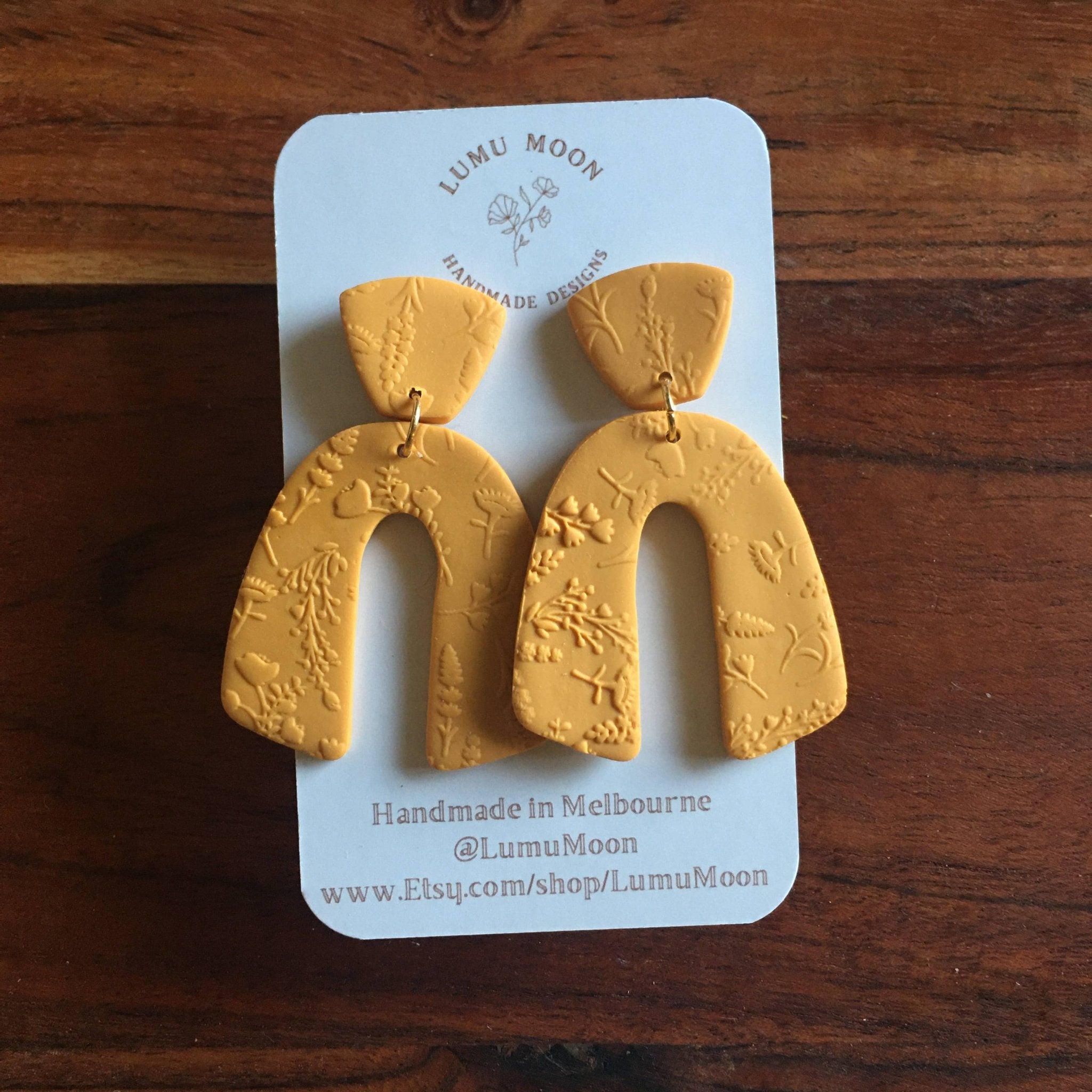 Wildflower Arch Statement Earrings - Land to Coast
