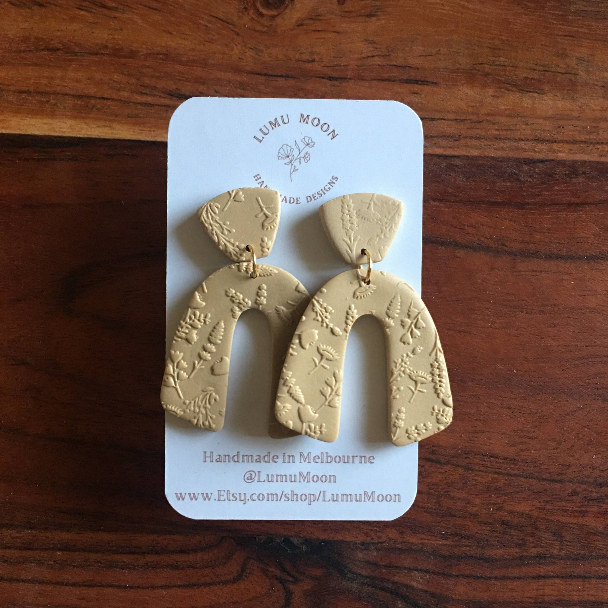 Wildflower Arch Statement Earrings - Land to Coast