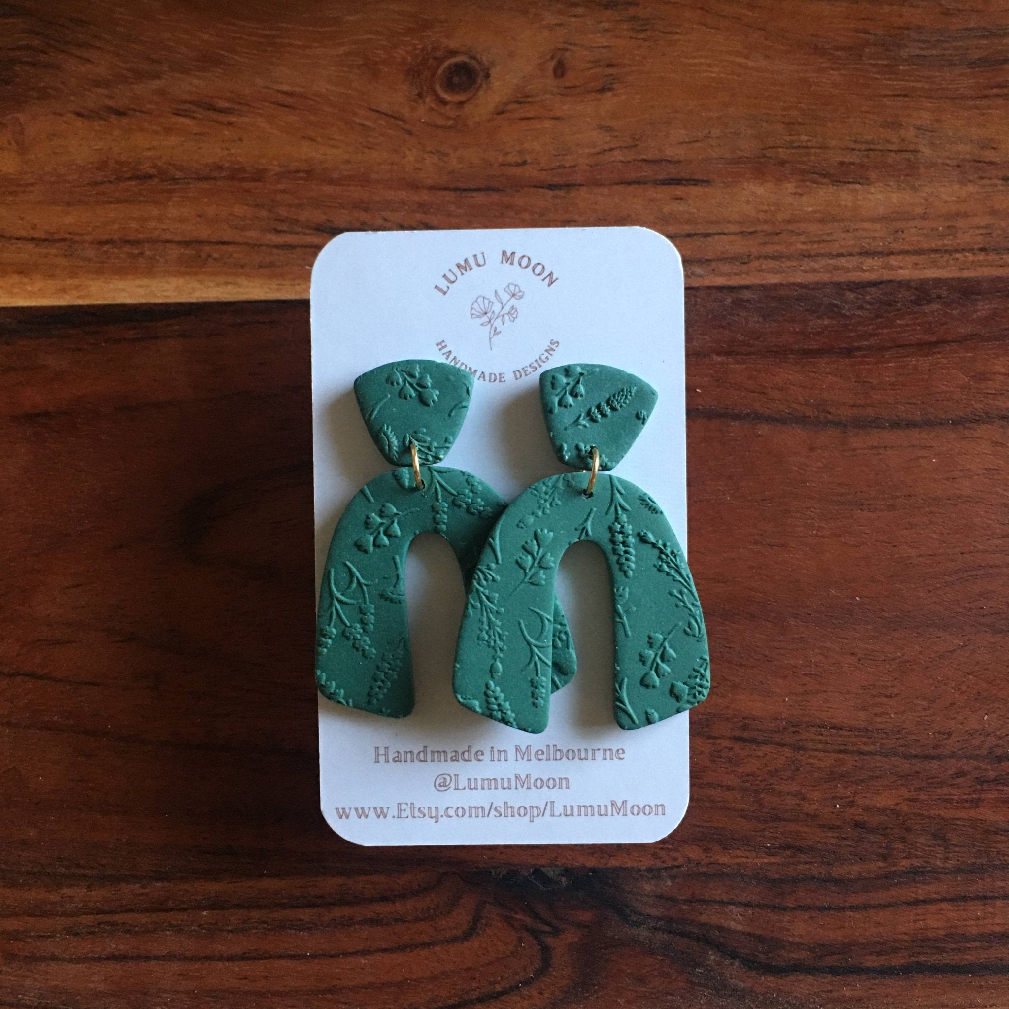 Wildflower Arch Statement Earrings - Land to Coast
