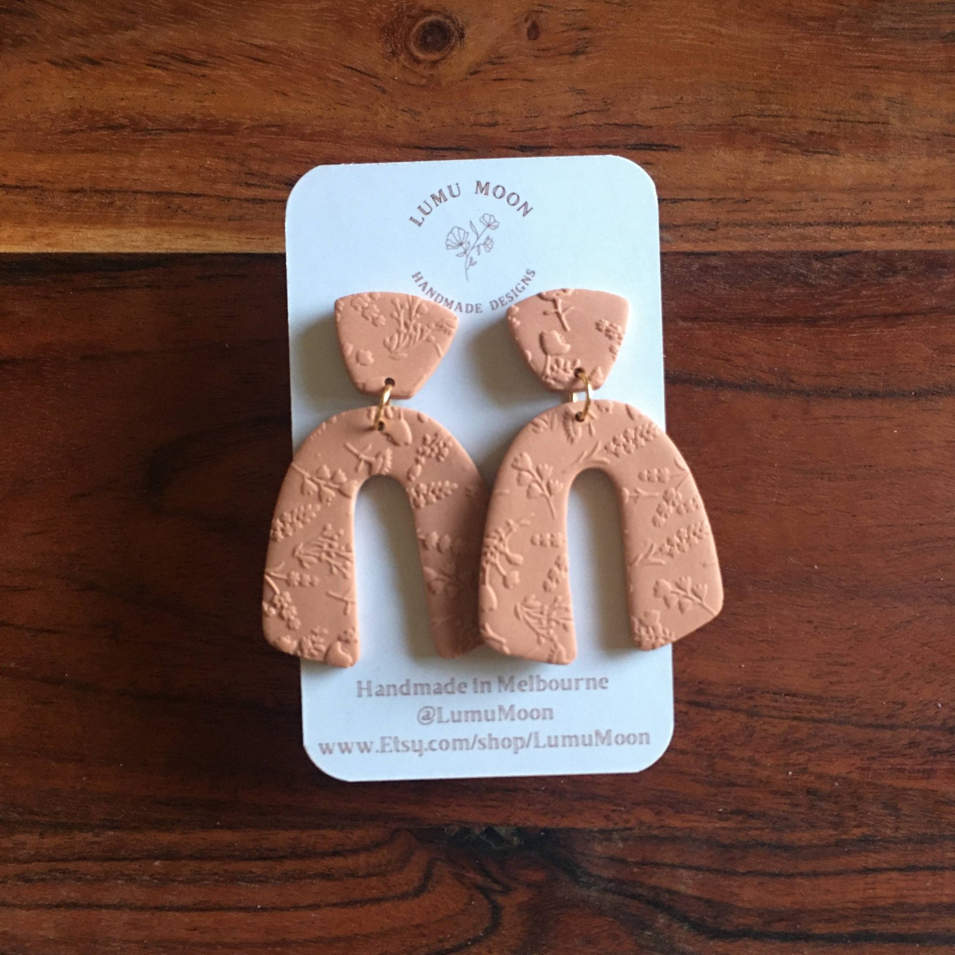Wildflower Arch Statement Earrings - Land to Coast