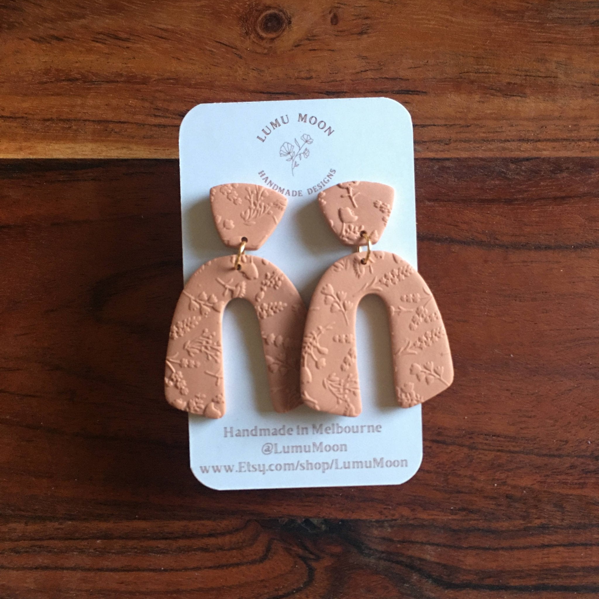 Wildflower Arch Statement Earrings - Land to Coast