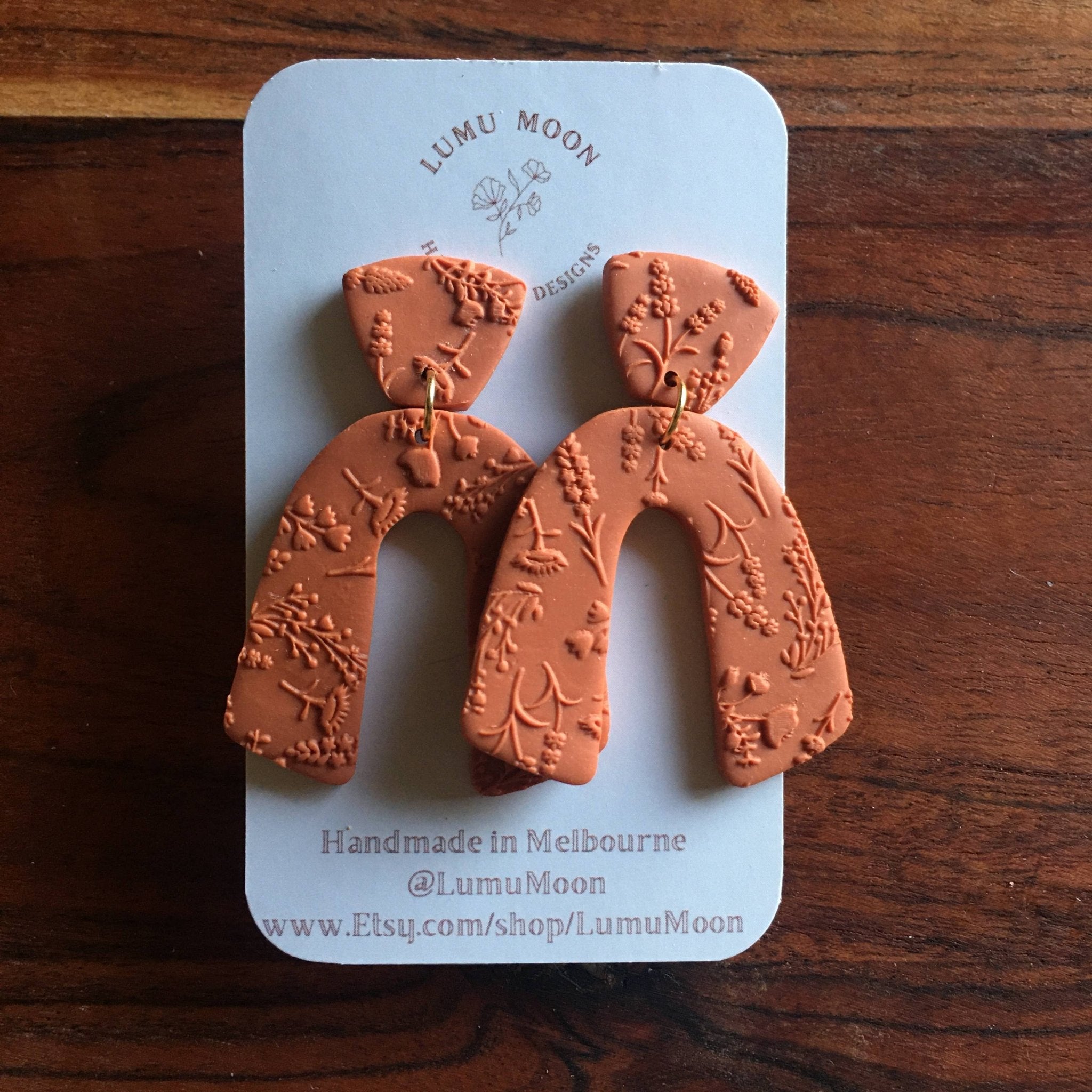 Wildflower Arch Statement Earrings - Land to Coast