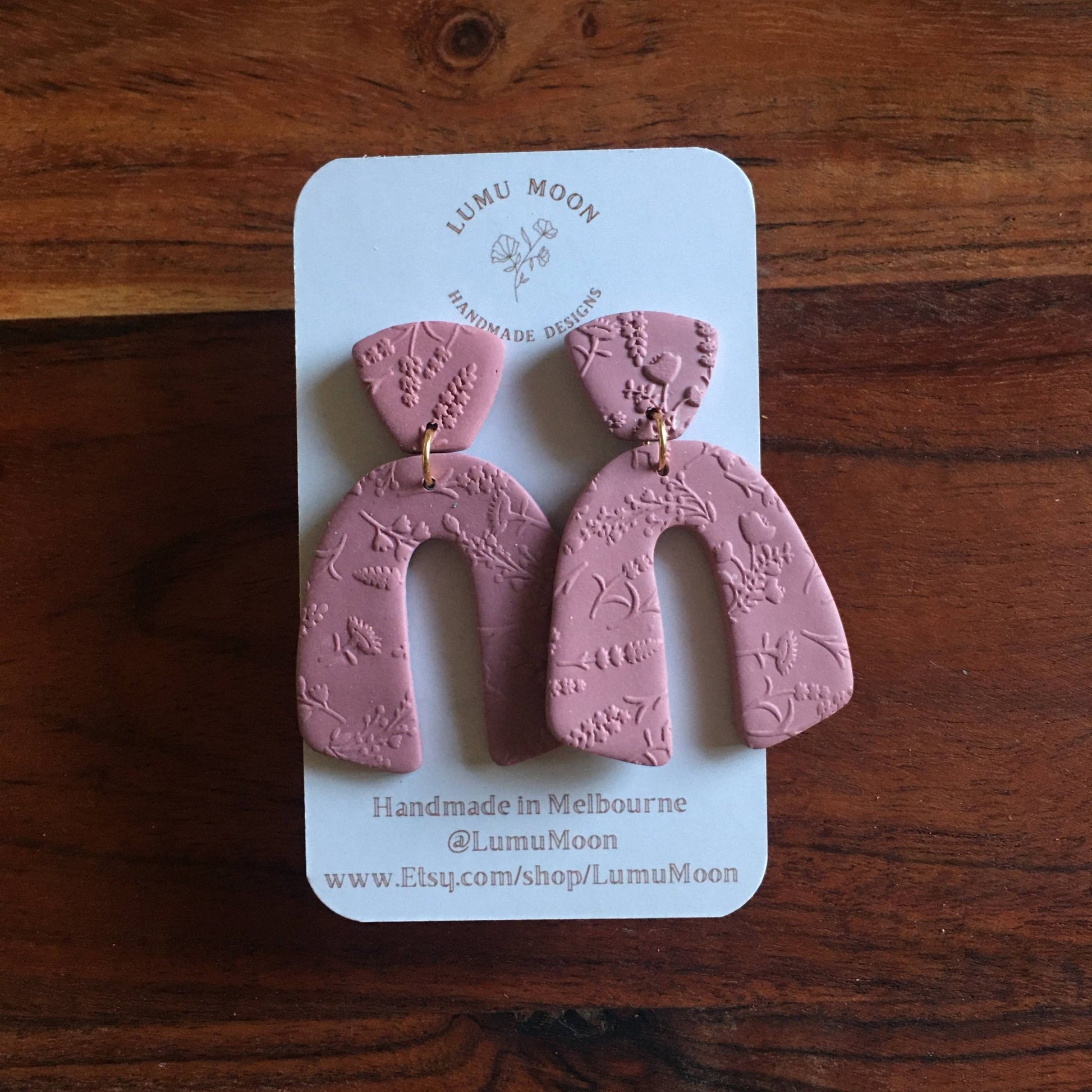 Wildflower Arch Statement Earrings - Land to Coast