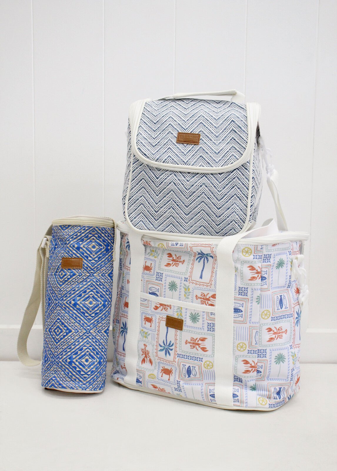 Wine Cooler Bag Santorini - Land to Coast