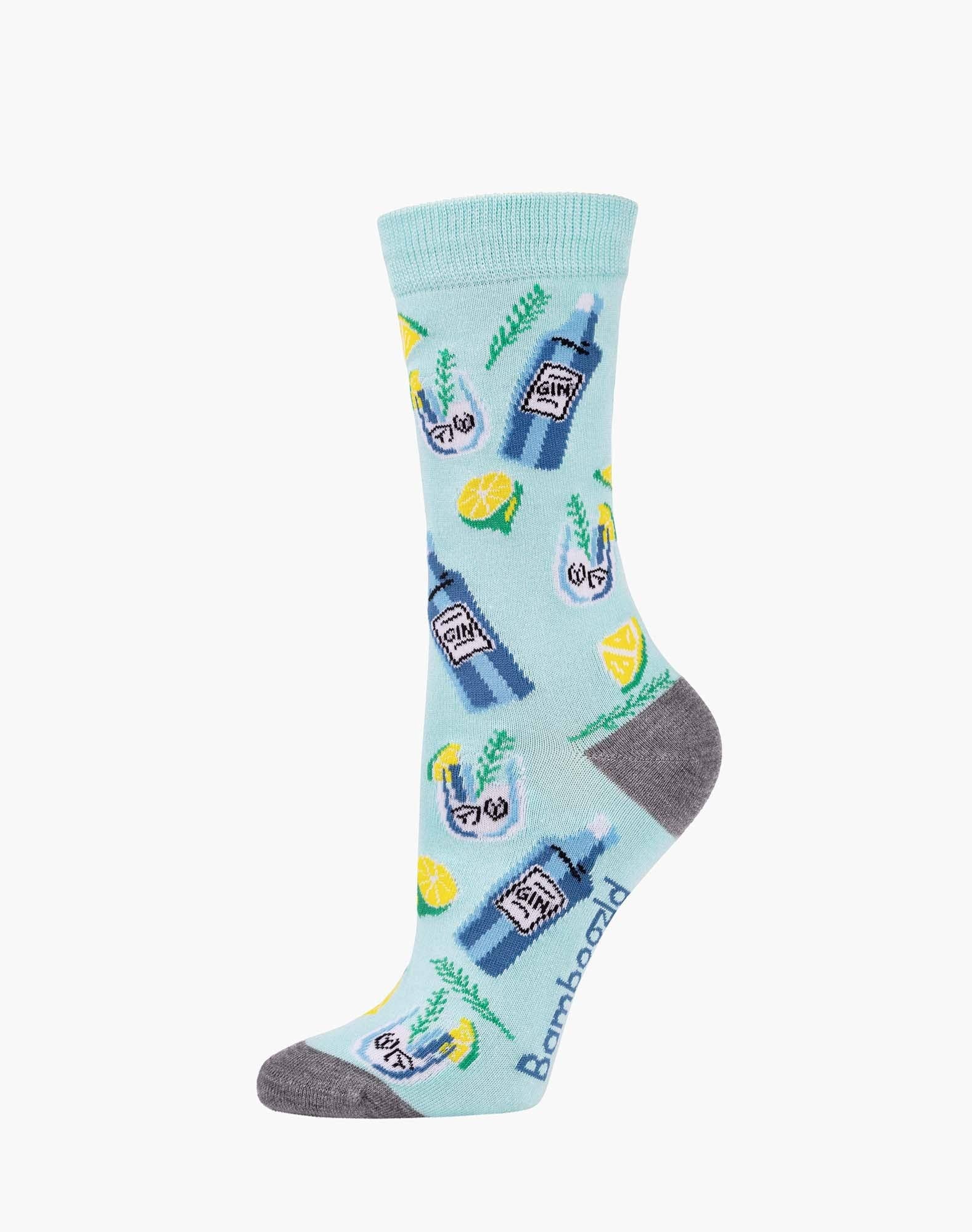 WOMENS GIN TONIC COCKTAIL BAMBOO SOCK - Land to Coast