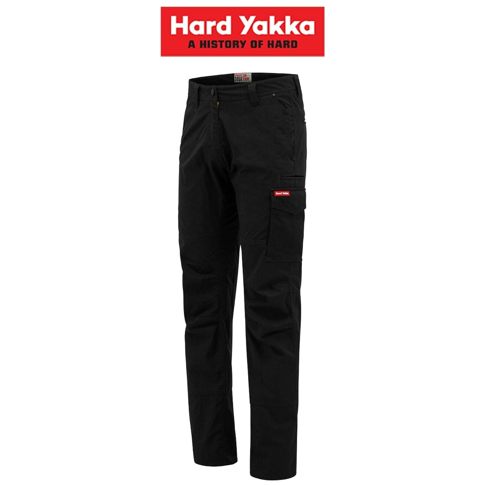 Womens Hard Yakka 3056 Work Pants RipStop Cargo Modern Fit Stretch Slim Y08930 - Land to Coast