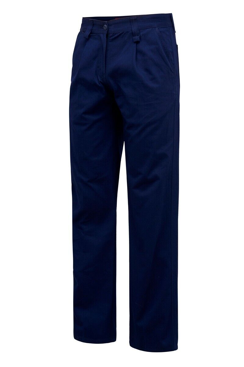 Womens Hard Yakka Core Work Pants Modern Comfort Fit Cotton Drill Tough Y08840 - Land to Coast