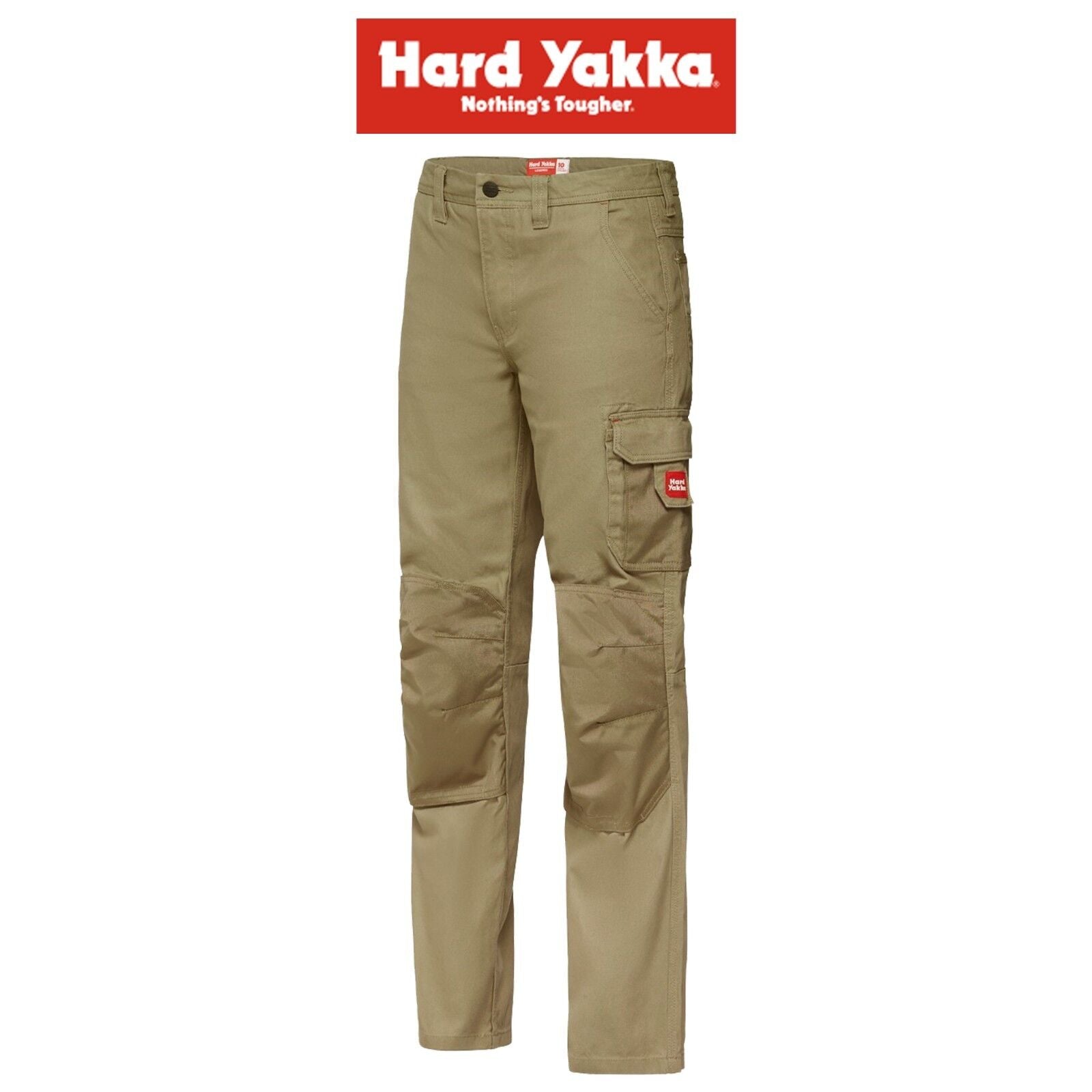 Womens Hard Yakka Legends Work Tough Pants Cargo Panama Weave Cotton Y08079 - Land to Coast