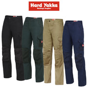 Womens Hard Yakka Legends Work Tough Pants Cargo Panama Weave Cotton Y08079 - Land to Coast