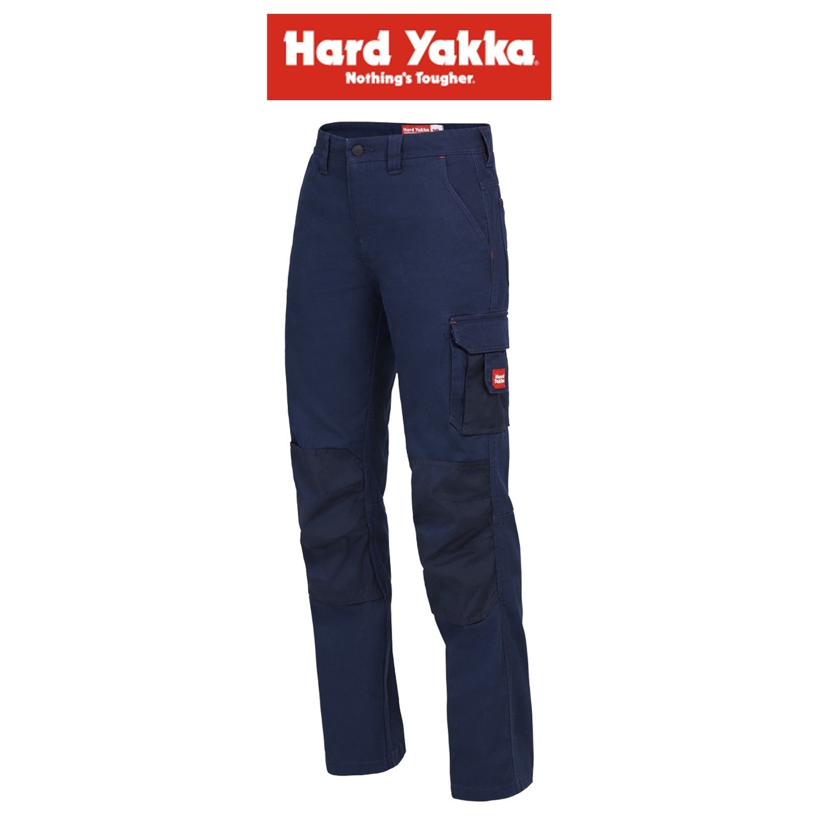 Womens Hard Yakka Legends Work Tough Pants Cargo Panama Weave Cotton Y08079 - Land to Coast