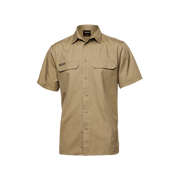 Workcool Pro Stretch Ripstop Short Sleeve Shirt Men’s Workwear Khaki K14022 - Land to Coast